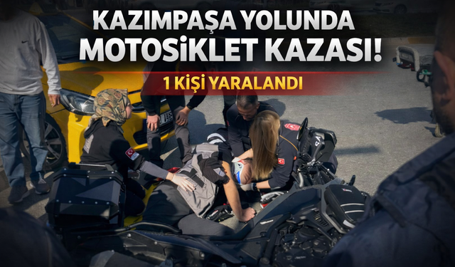 Serdivan’da Motosiklet Kazası: 1 yaralı!