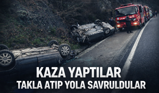 Geyve’de hatalı sollama kazaya neden oldu