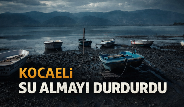 Kocaeli Sapanca'dan su çekmeyi bıraktı!