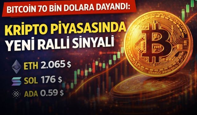 Bitcoin 70 Bin Dolara Dayandı: Kripto Piyasasında Yeni Ralli Sinyali