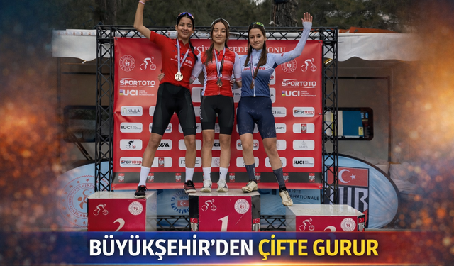 Büyükşehir sporcularından çifte başarı