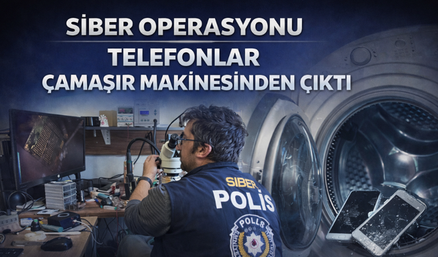 Çamaşır makinesinin içine sakladılar!