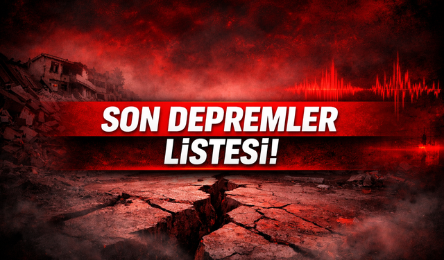 9 Haziran 2026 Son depremler listesi! Nerede, kaç şiddetinde deprem oldu?