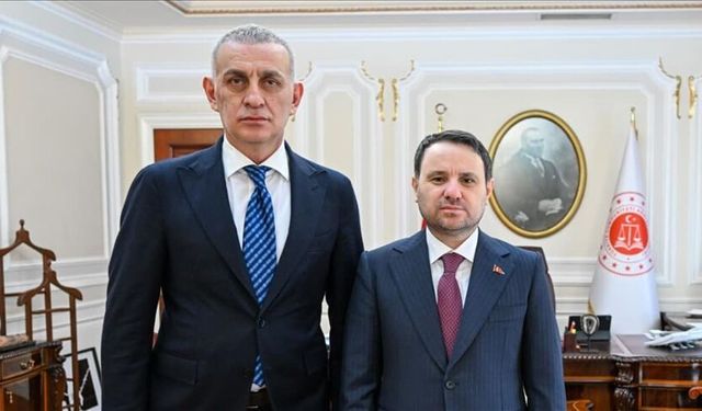 TFF Başkanı Hacıosmanoğlu, Adalet Bakanı Gürlek'i ziyaret etti
