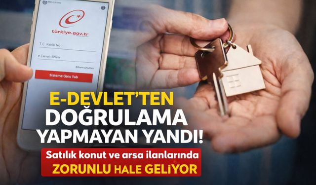 E-Devlet'ten doğrulama yapmayan yandı!