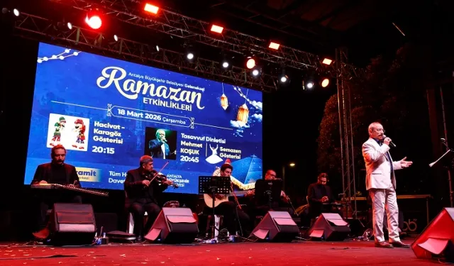 Antalya Büyükşehir'in ramazan etkinliklerine yoğun ilgi