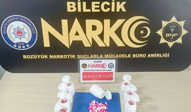 Bilecik'te üzerinde uyuşturucu madde bulunan zanlı yakalandı