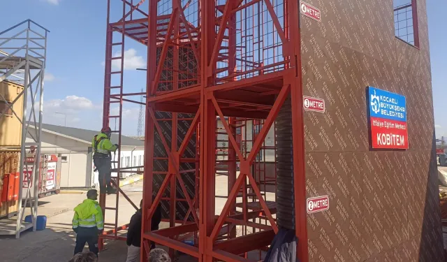 Büyükşehir’den Yüksekte Güvenli Çalışma Eğitimi