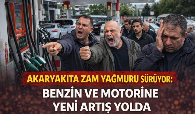 Akaryakıta zam yağmuru sürüyor: Benzin ve motorine yeni artış yolda