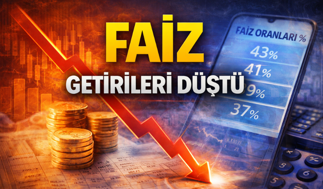 Faiz Getirileri Düştü: 1 Milyon TL’nin Aylık Kazancı Ne Kadar?