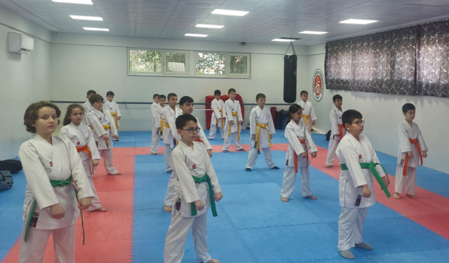 Geyve’de karate ve cimnastik antrenmanları aralıksız sürüyor
