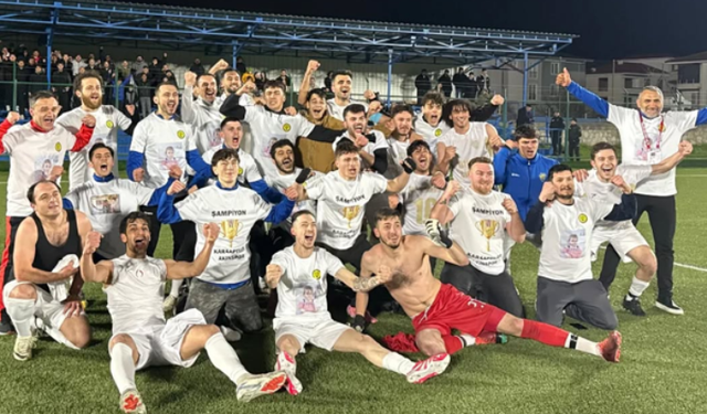 Karaaptiler Akınspor Şampiyon Oldu, Süper Amatör’e Yükseldi