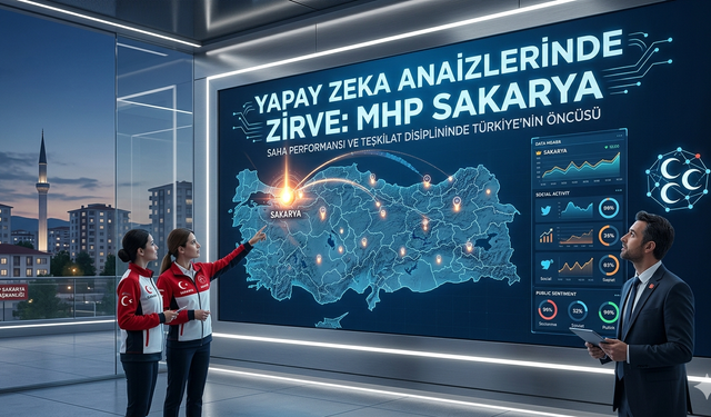MHP Sakarya teşkilatının saha başarısı dijital verilerle tescillendi