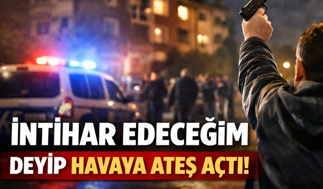 Borcunu isteyince havaya ateş açtı!
