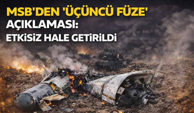 MSB'den 3. füze açıklaması!
