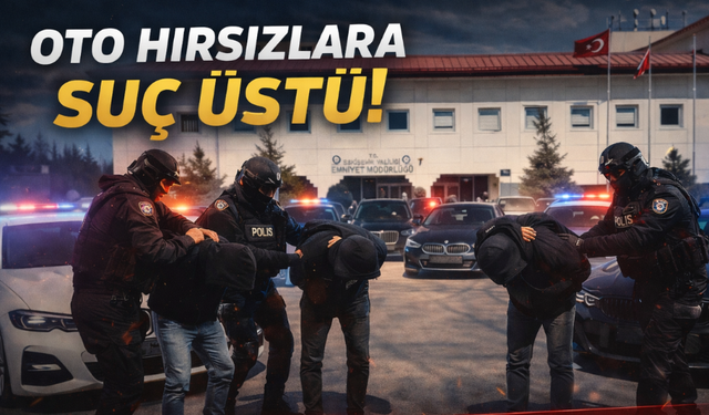 Çalıntı ve hacizli araçları parçalayan şebekeye operasyon