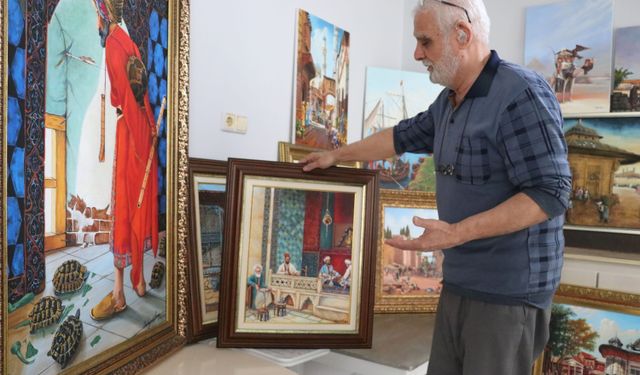 Renklerin büyülü dünyasına ömrünü adadı