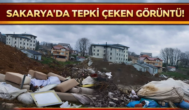 Sakarya’da Tepki Çeken Görüntü!