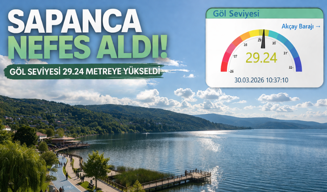 Sapanca Gölü Yeniden Canlanıyor