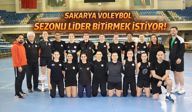 Sakarya Voleybol Sezonu Lider Bitirmek İstiyor