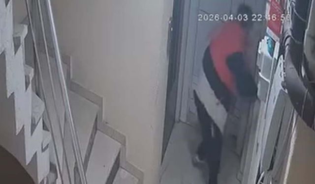 Hırsızlık için girdiği binada kapıları yokladı, açamayınca koridora tuvaletini yaptı