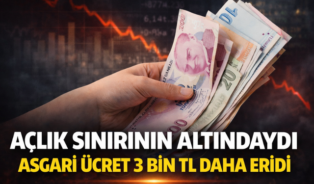 DİSK-AR Raporladı: Asgari ücret 3 bin TL eridi!