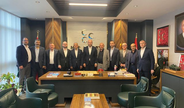 MHP’Lİ ALKAŞ ESNAF TEMSİLCİLERİYLE BİR ARAYA GELDİ