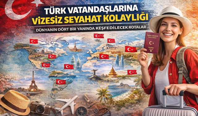 Türk Vatandaşlarına Vizesiz Seyahat Kolaylığı: Dünyanın Dört Bir Yanında Keşfedilecek Ülkeler