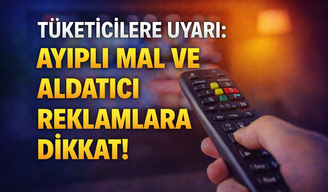 Tüketicilere Uyarı: Ayıplı Mal ve Aldatıcı Reklamlara Dikkat