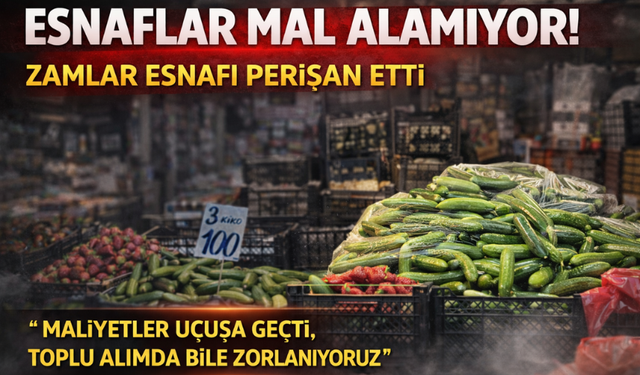 Esnaflar mal alamıyor!