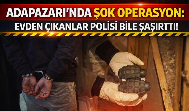 Polisi Bile Şaşırtan Operasyon: Uyuşturucuyla Birlikte El Bombası Çıktı!