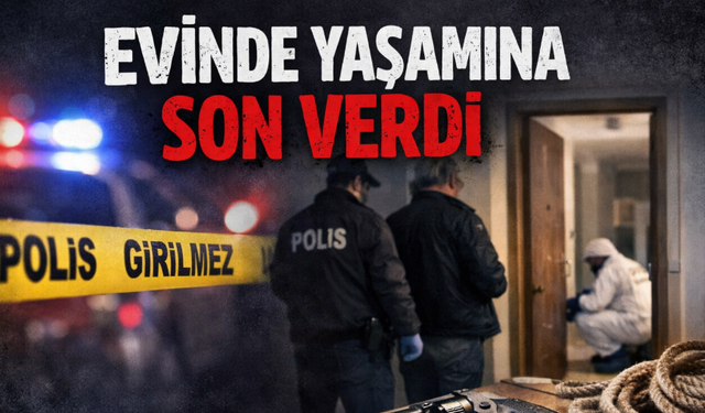 62 yaşındaki adam evinde yaşamına son verdi