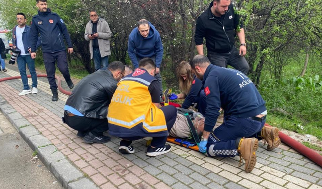 Can pazarında korku dolu anlar kameraya yansıdı