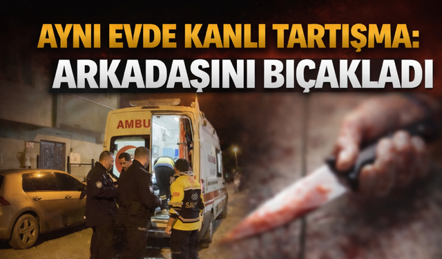 İki arkadaş arasındaki kavga kanlı bitti!