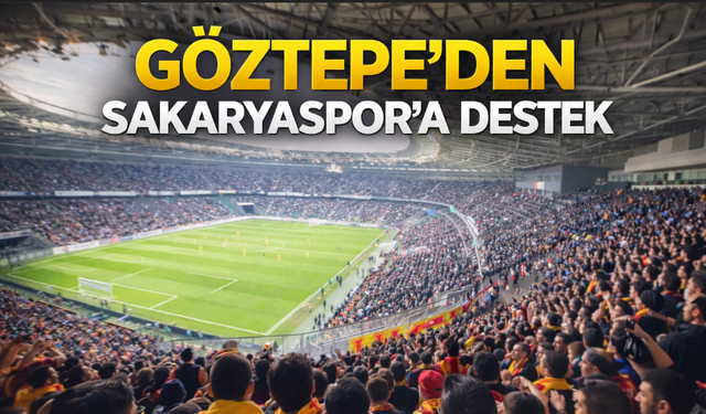 Göztepe Taraftarından Kocaeli Deplasmanında Sakaryaspor Tezahüratı