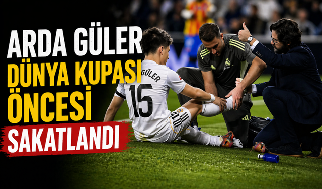 Arda Güler Milli öncesi sakatlandı