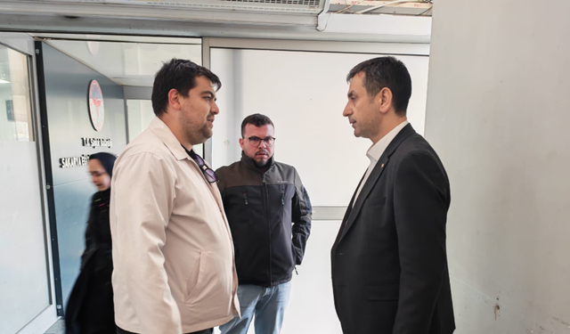 Başkan Akın'dan hasta ziyareti