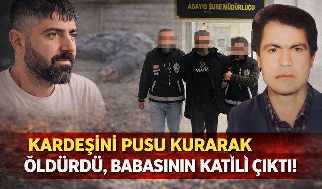 Kardeşini pusu kurarak öldüren zanlının geçmişi de kan dondurdu