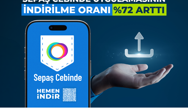 Sepaş Cebinde Uygulamasına İlgi Artıyor: İndirilme Oranı Yüzde 72 Yükseldi
