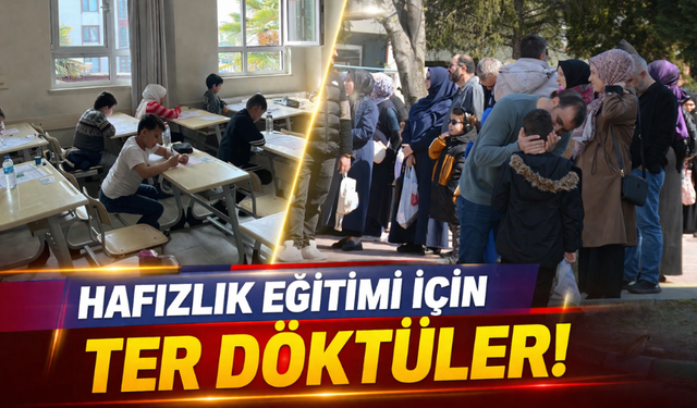 2 bin 120 öğrenci hafızlık eğitimi için ter döktü