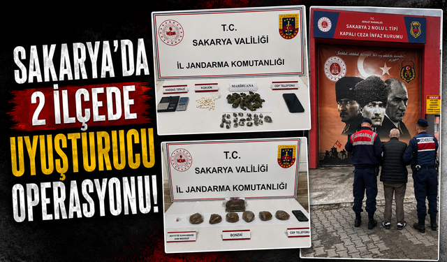 2 ilçede uyuşturucu operasyonu: 2 tutuklama