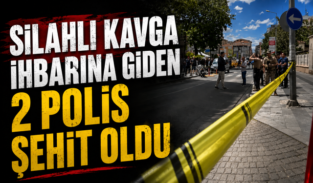 Silahlı Kavga İhbarına Giden 2 Polis Şehit Oldu