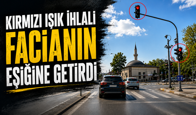 Kırmızı Işık İhlali Facianın Eşiğine Getirdi