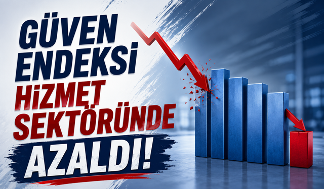 Güven endeksi hizmet sektöründe azaldı