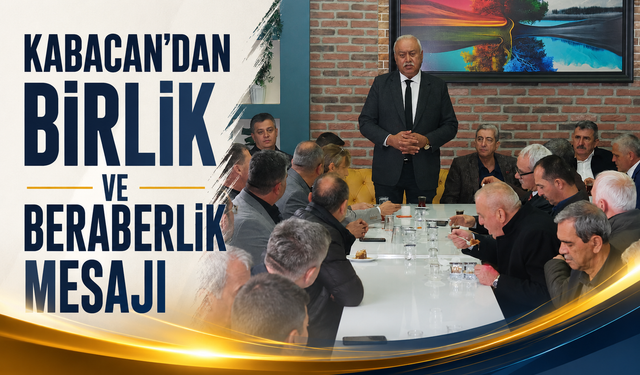 Kabacan’dan Birlik ve Beraberlik Mesajı