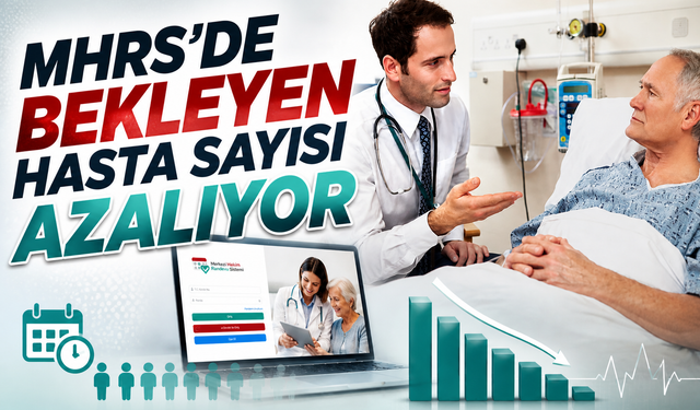MHRS’de Bekleyen Hasta Sayısı Azalıyor