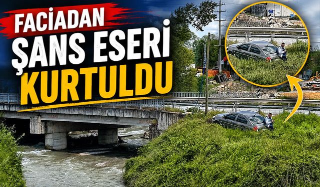 Dereye Uçmaktan Son Anda Kurtuldu