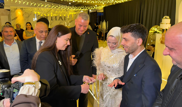 Merve ve Emirhan mutluluğa ilk adımını attı