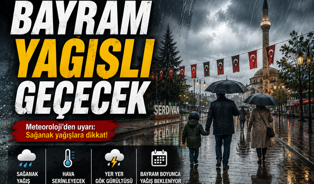 Meteoroloji Uyardı: Sakarya’da Bayramda Sağanak Yağış Bekleniyor