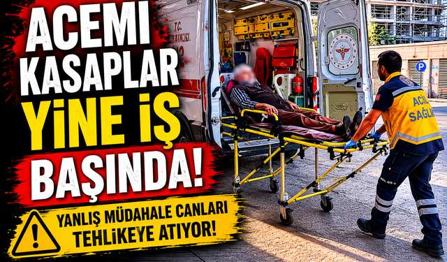 Acemi kasaplar yine iş başında